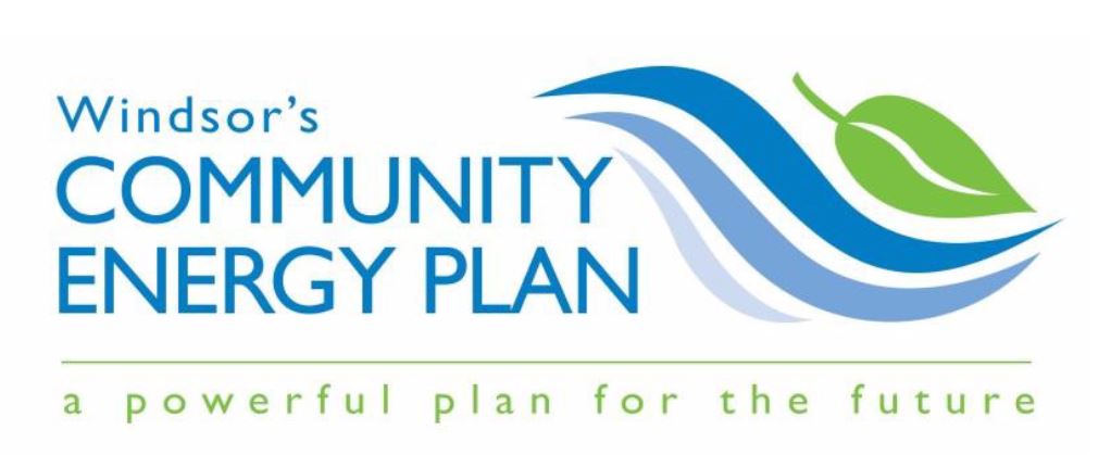 Community Energy Plan logo and motto: a powerful plan for the future